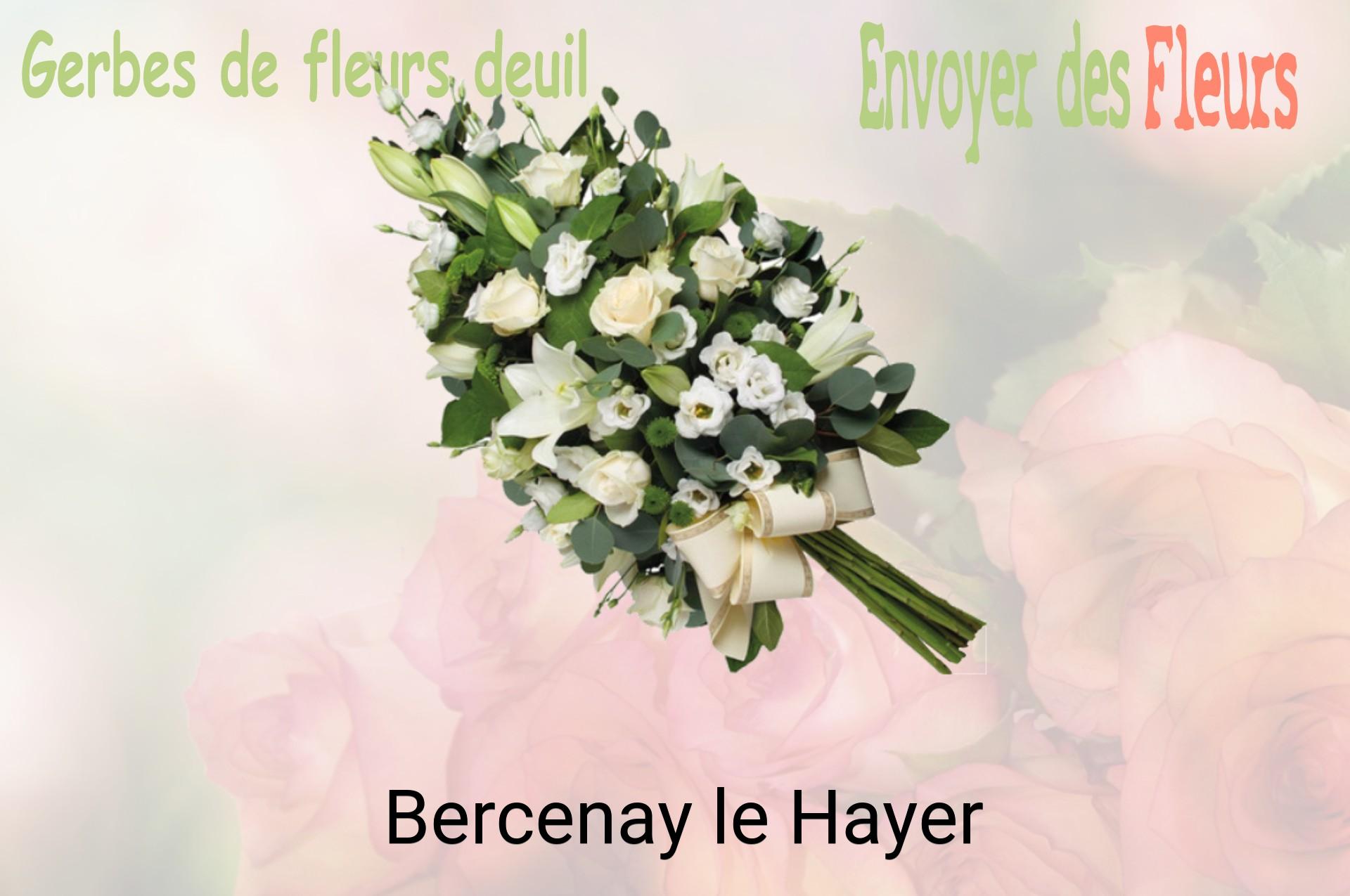 Gerbe de fleurs de deuil livrée à Bercenay-le-Hayer